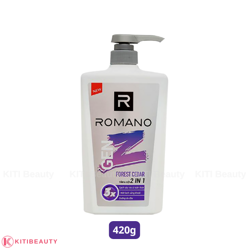Tắm Gội 2 Trong 1 Romano Gen Z 420g
